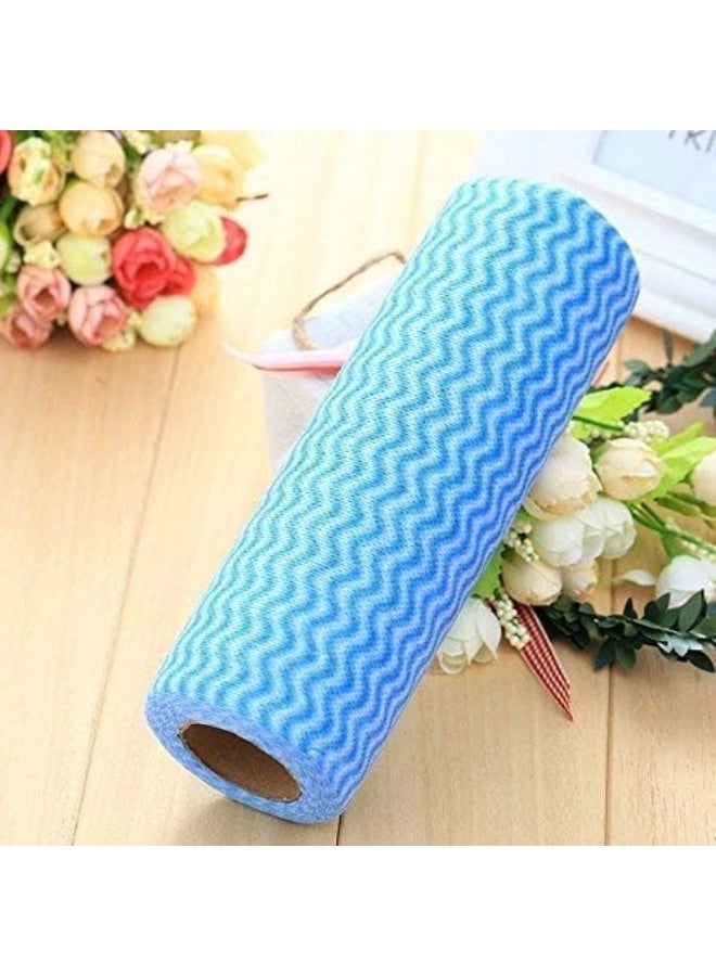Spaceshoop 1 picaes Reusable Nonwoven Kitchen Wipe Towel Tissue Paper Roll Disposable Cleaning Towels Washable Multi-Purpose Dry Cleaning Roll Wipe Cloths & Tissue Paper for Cleaning Wipe Roll (50) - Image 2